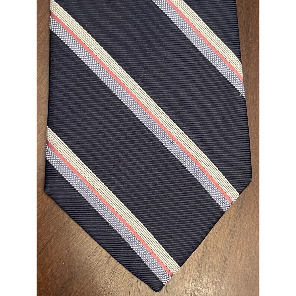 Esquire Blue Pink 100% Silk Men’s Neck Tie Made In China